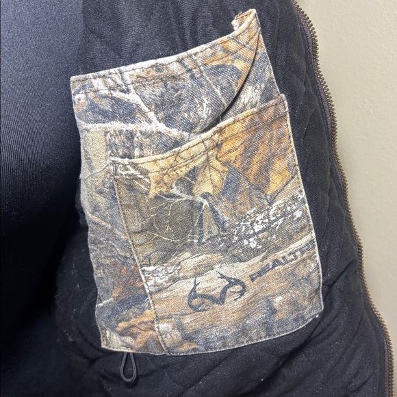 Brazos Work Force Camouflage Mens Jacket, medium, Real Tree pattern, GUC, heavy! - Picture 7 of 10